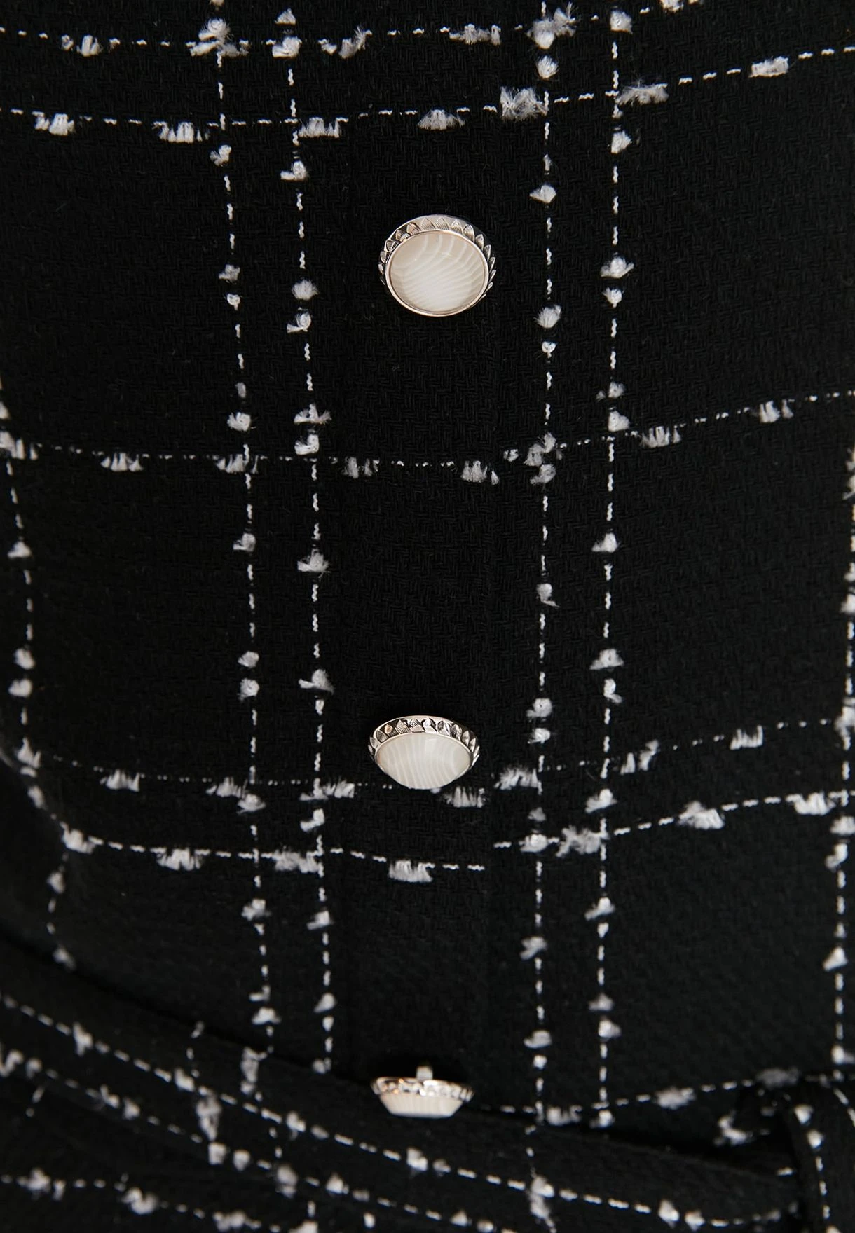 Trendyol Buttoned Detailed Tweed Dress 3 Trendyol Buttoned Detailed Tweed Dress - Image 3