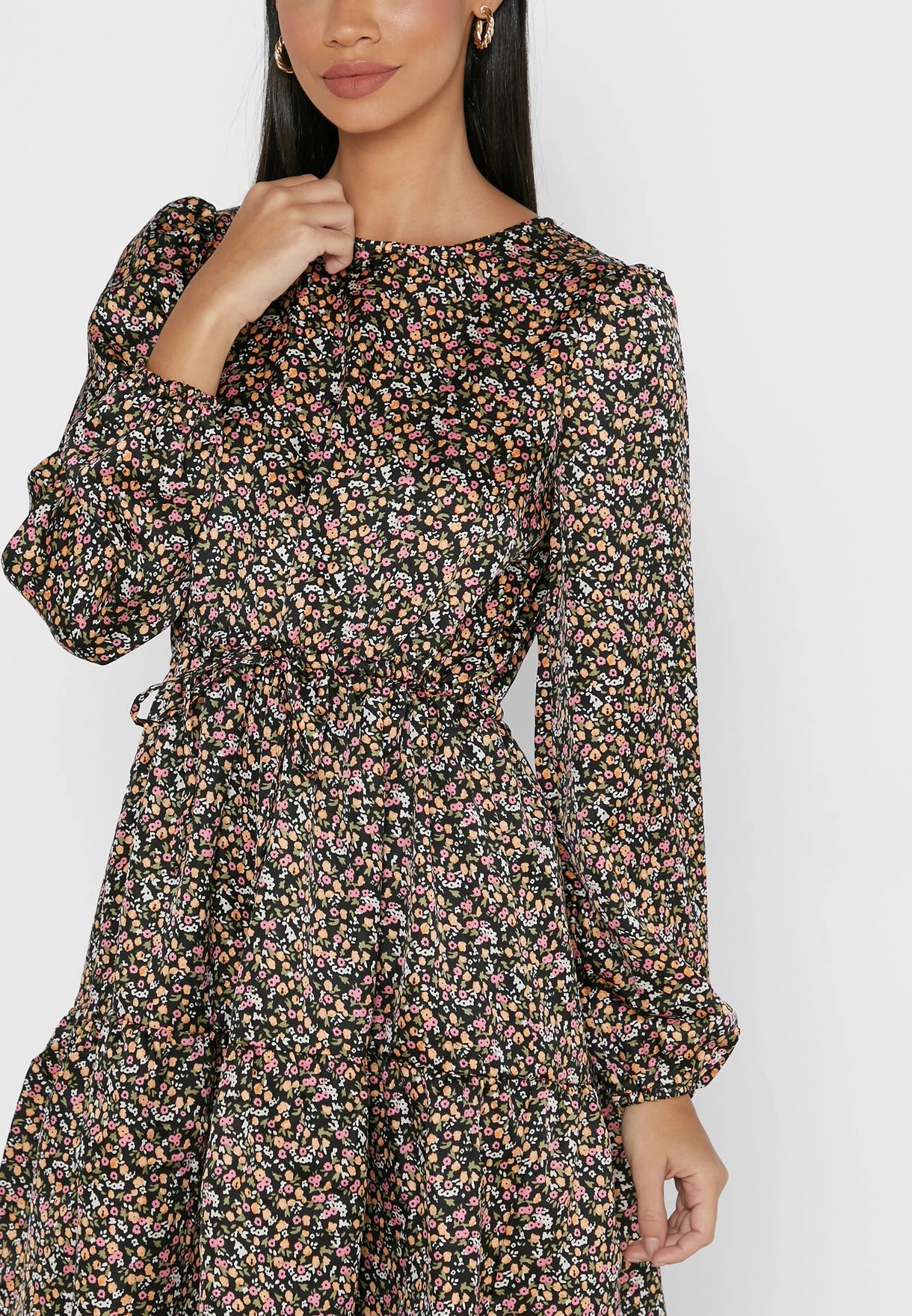 Pieces Printed Mini Dress 3 Pieces Printed Mini Dress - Image 3