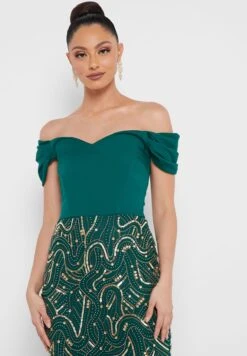 Sequin Detail Off Shoulder Dress 6 Sequin Detail Off Shoulder Dress -Silk Bloom Dresses Store 3 zoom desktop 314
