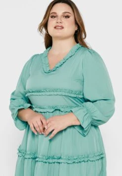 Frill Tiered Dress -Silk Bloom Dresses Store 3 zoom desktop 32