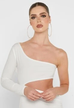 One Shoulder Cut Out Dress -Silk Bloom Dresses Store 3 zoom desktop 330