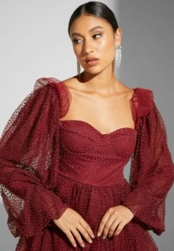 Sweetheart Neck Puff Sleeve Dress 6 Sweetheart Neck Puff Sleeve Dress -Silk Bloom Dresses Store 3 zoom desktop 335