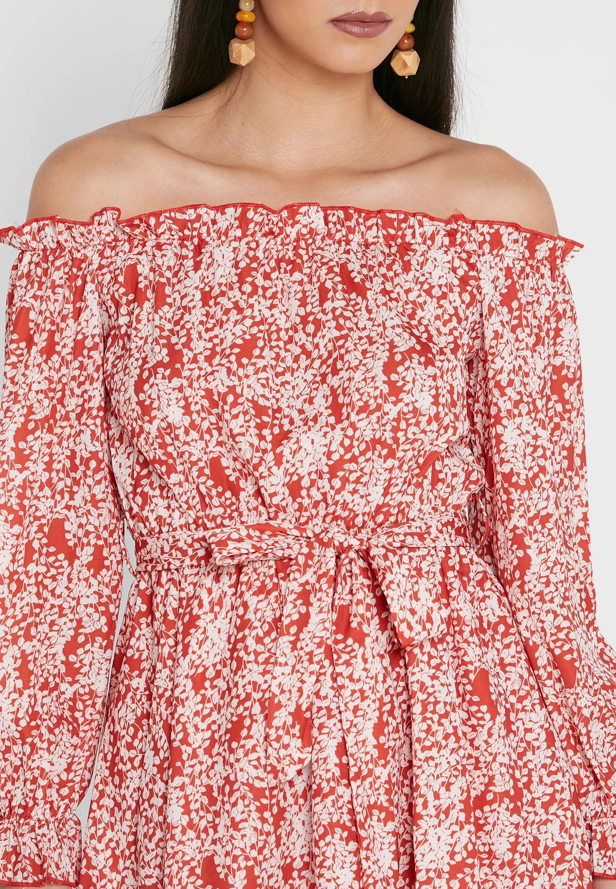 Bardot Floral Print Dress 3 Bardot Floral Print Dress - Image 3