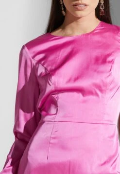 Side Slit One Shoulder Dress -Silk Bloom Dresses Store 3 zoom desktop 346