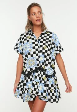 Trendyol Printed Ruffle Detail Dress -Silk Bloom Dresses Store 3 zoom desktop 38