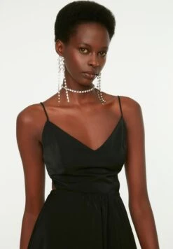 Trendyol Cut Out Pleat Detail Strappy Dress 8 Trendyol Cut Out Pleat Detail Strappy Dress -Silk Bloom Dresses Store 3 zoom desktop 380