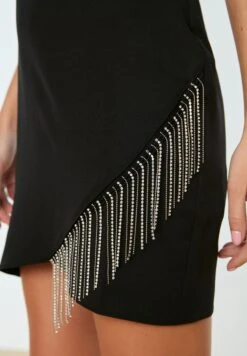 Trendyol Cami Bodycon Embellished Dress -Silk Bloom Dresses Store 3 zoom desktop 397