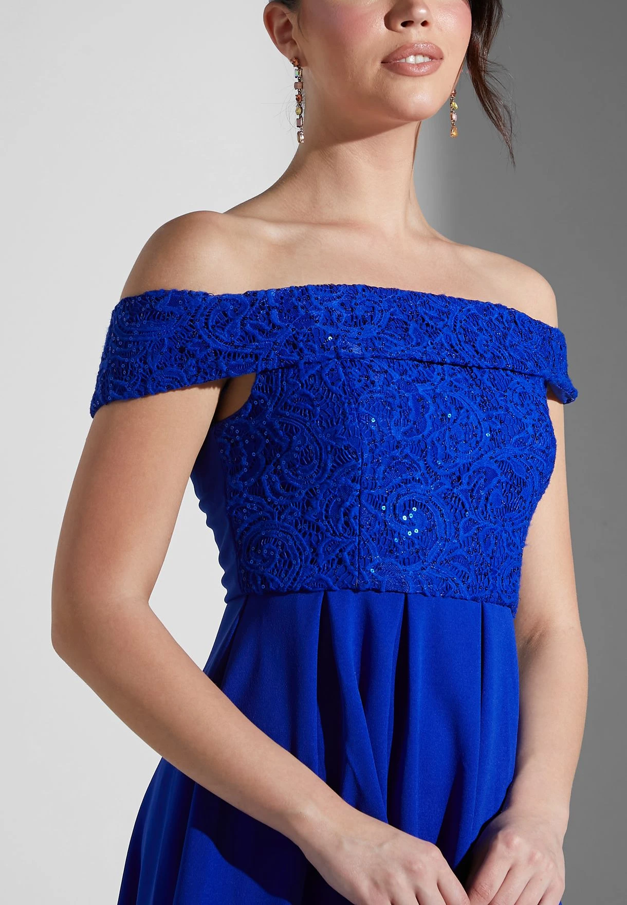 Bardot Pleated Skater Dress 3 Bardot Pleated Skater Dress - Image 3