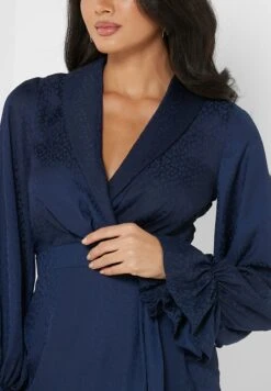 Little Mistress Balloon Sleeve Ruffle Detail Dress -Silk Bloom Dresses Store 3 zoom desktop 405