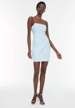 Trendyol Strappy Knitted Bodycon Dress -Silk Bloom Dresses Store 3 zoom desktop 407