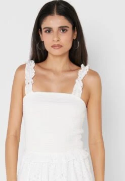 Strappy Ruffle Detail Dress -Silk Bloom Dresses Store 3 zoom desktop 409