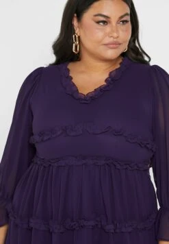 Tiered Frill Detail Dress -Silk Bloom Dresses Store 3 zoom desktop 451