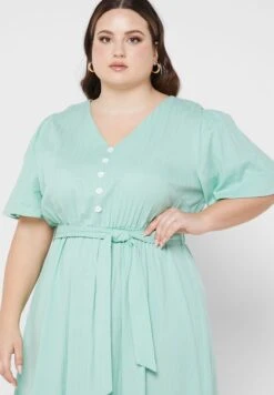 Flouncy Sleeve A-Line Dress 6 Flouncy Sleeve A-Line Dress -Silk Bloom Dresses Store 3 zoom desktop 460