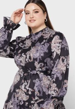 Floral Print Layered Dress -Silk Bloom Dresses Store 3 zoom desktop 462