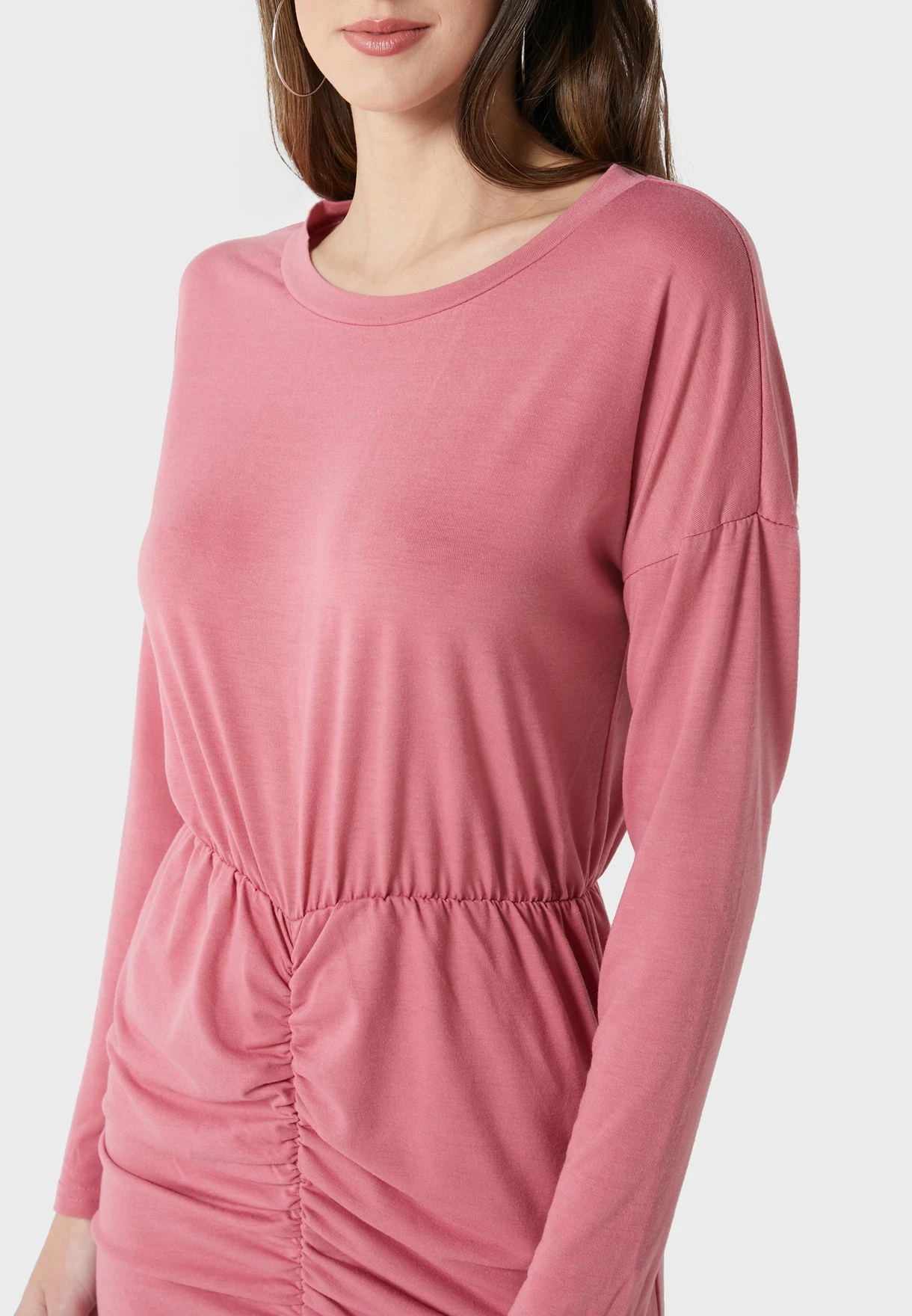 Ruched Gathered Waist Dress 3 Ruched Gathered Waist Dress - Image 3