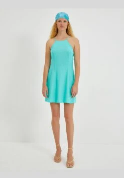 Koton Mini Dress Halter Neck Linen Mix 7 Koton Mini Dress Halter Neck Linen Mix -Silk Bloom Dresses Store 3 zoom desktop 56