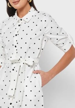 Button Detail Belted Dress 6 Button Detail Belted Dress -Silk Bloom Dresses Store 3 zoom desktop 563