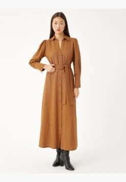 Koton Shirt Dress Waistbanded Long Sleeve -Silk Bloom Dresses Store 3 zoom desktop 572