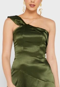 Off Shoulder Slit Hem Dress -Silk Bloom Dresses Store 3 zoom desktop 579