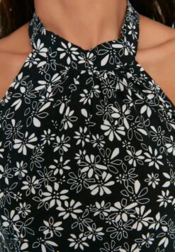 Trendyol Halter Neck Floral Print Dress 7 Trendyol Halter Neck Floral Print Dress -Silk Bloom Dresses Store 3 zoom desktop 588