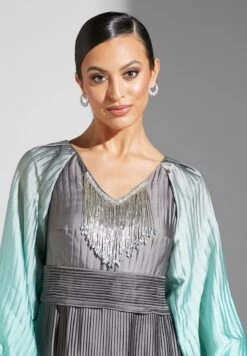 Puff Sleeve Cut Out Dress -Silk Bloom Dresses Store 3 zoom desktop 614