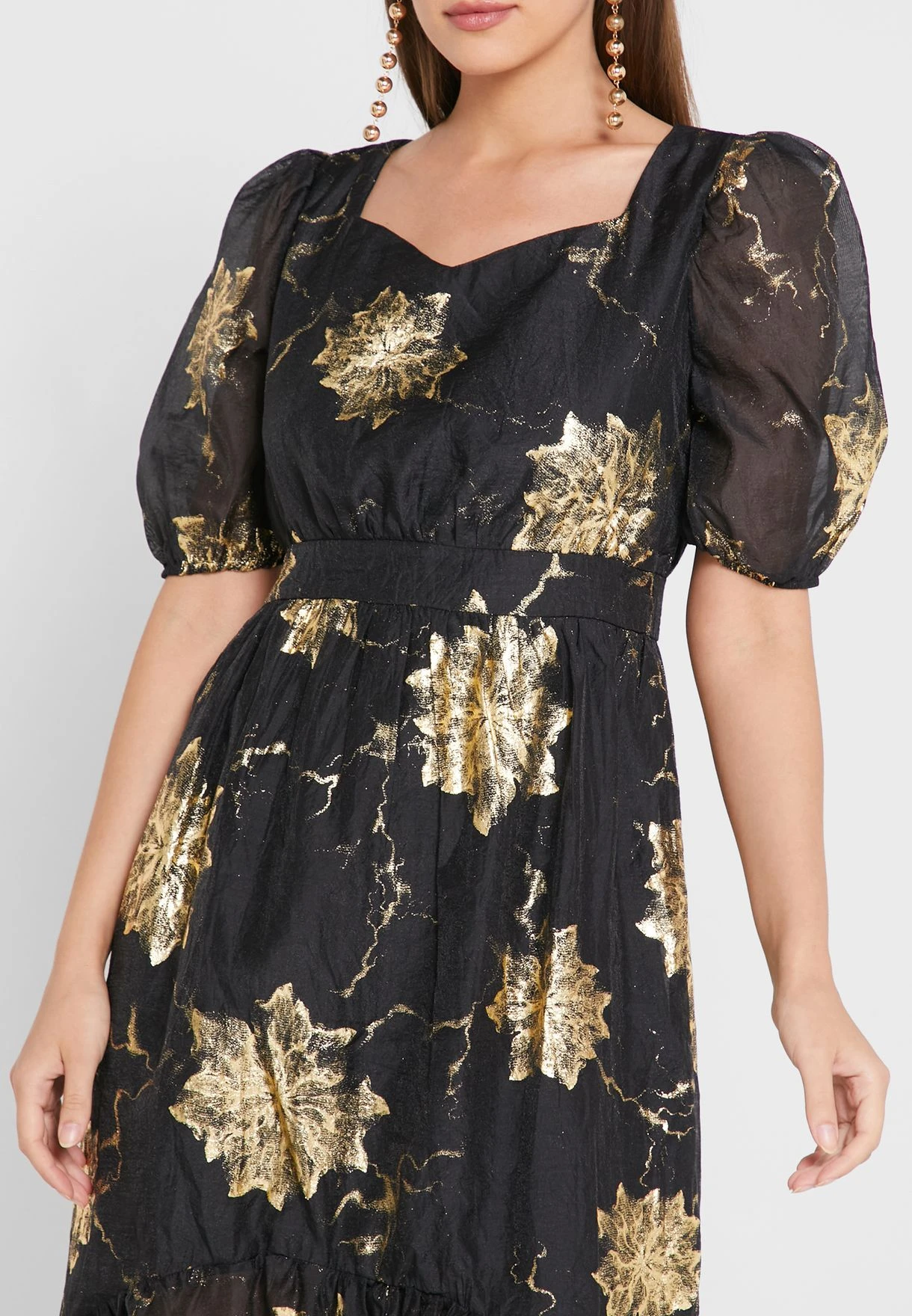 ELLA Asymmetrical Hem Ruffled Dress 3 ELLA Asymmetrical Hem Ruffled Dress - Image 3