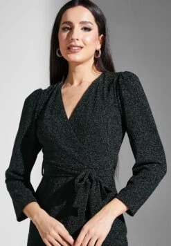 Wrap Shimmer Dress 6 Wrap Shimmer Dress -Silk Bloom Dresses Store 3 zoom desktop 64