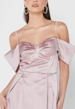 Sweetheart Neck Cold Shoulder Tiered Dress -Silk Bloom Dresses Store 3 zoom desktop 649