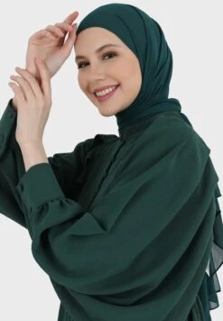 Balloon Sleeve Button Detail Dress -Silk Bloom Dresses Store 3 zoom desktop 677