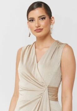 Surplice Neck Knitted Dress -Silk Bloom Dresses Store 3 zoom desktop 697