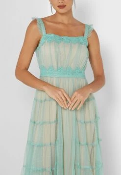 Ruffle Lace Detail Dress 6 Ruffle Lace Detail Dress -Silk Bloom Dresses Store 3 zoom desktop 714