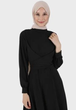 High Neck Flared Dress 6 High Neck Flared Dress -Silk Bloom Dresses Store 3 zoom desktop 721