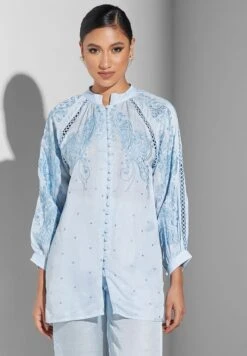 Embroidered Button Detail And Pants Set 7 Embroidered Button Detail And Pants Set -Silk Bloom Dresses Store 3 zoom desktop 725