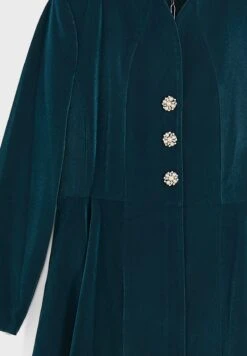 Button Detail Tiered Dress -Silk Bloom Dresses Store 3 zoom desktop 734