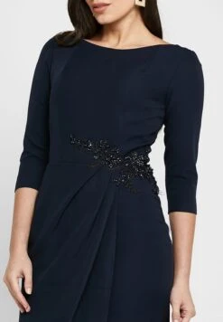 Tiered Front Slit Dress -Silk Bloom Dresses Store 3 zoom desktop 754