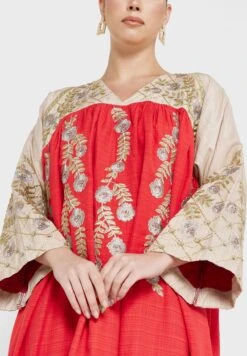 V-Neck Tiered Printed Dress 6 V-Neck Tiered Printed Dress -Silk Bloom Dresses Store 3 zoom desktop 755