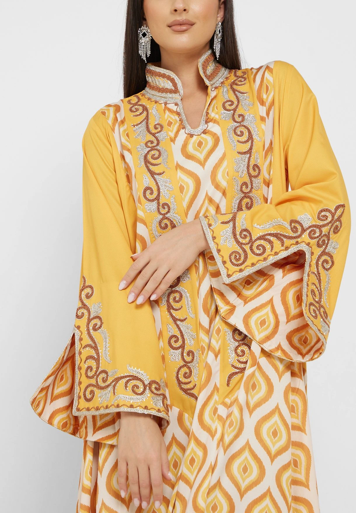 Printed Knitted Dress 3 Printed Knitted Dress - Image 3