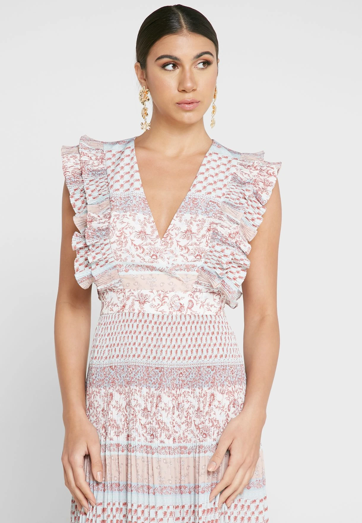 Tiered Ruffle Sleeve Dress 3 Tiered Ruffle Sleeve Dress - Image 3