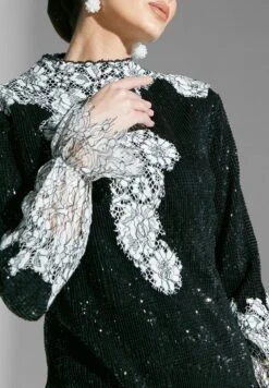 Shimmer Ruffle Sleeve Dress 6 Shimmer Ruffle Sleeve Dress -Silk Bloom Dresses Store 3 zoom desktop 781