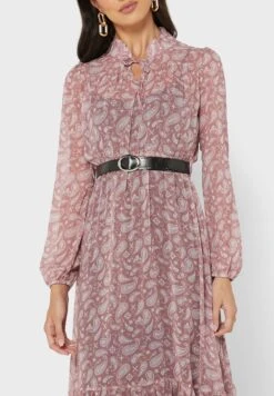 Floral Printed Belted Dress 6 Floral Printed Belted Dress -Silk Bloom Dresses Store 3 zoom desktop 785