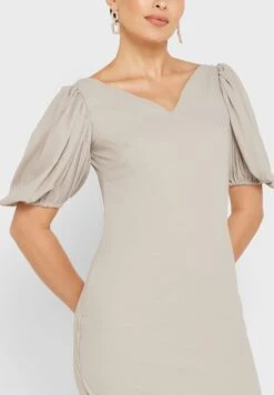 Puff Sleeve V-Neck Dress 6 Puff Sleeve V-Neck Dress -Silk Bloom Dresses Store 3 zoom desktop 789