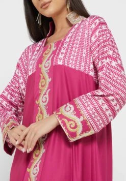 Color Block Printed Jalabiya 6 Color Block Printed Jalabiya -Silk Bloom Dresses Store 3 zoom desktop 794