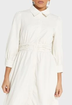 ELLA Button Down Shirt Dress -Silk Bloom Dresses Store 3 zoom desktop 809