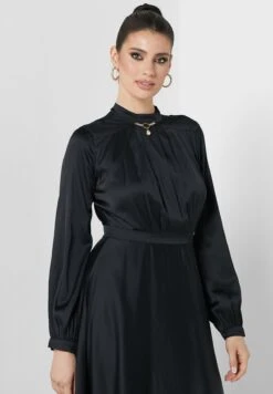 Embellished High Neck Dress -Silk Bloom Dresses Store 3 zoom desktop 814