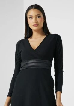 ELLA Wrap Front Belted Midi Dress 6 ELLA Wrap Front Belted Midi Dress -Silk Bloom Dresses Store 3 zoom desktop 819