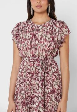 Printed Tie Detail Tiered Dress -Silk Bloom Dresses Store 3 zoom desktop 825
