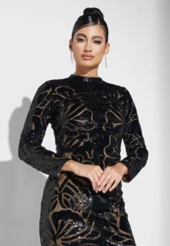 Embellished Knitted Dress -Silk Bloom Dresses Store 3 zoom desktop 836