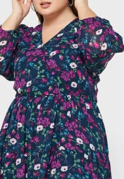 Fit & Flare Printed Dress 6 Fit & Flare Printed Dress -Silk Bloom Dresses Store 3 zoom desktop 842