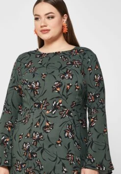 BRAVE SOUL Asymmetric Hem Slit Detail Dress -Silk Bloom Dresses Store 3 zoom desktop 846