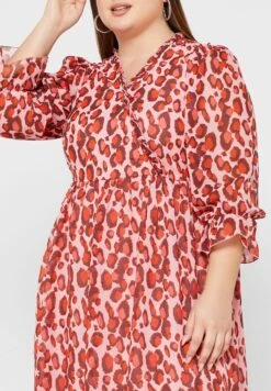 Cuff Sleeve Printed Dress 6 Cuff Sleeve Printed Dress -Silk Bloom Dresses Store 3 zoom desktop 849